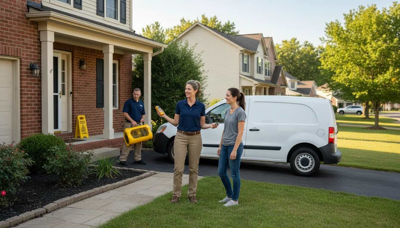 Residential water damage restoration in Ponchatoula, LA